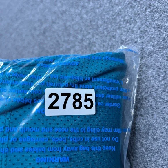 Betabrand Dress Pant Yoga Pants Women L Petite Teal Blue Micro Dot Straight Leg - Picture 13 of 13